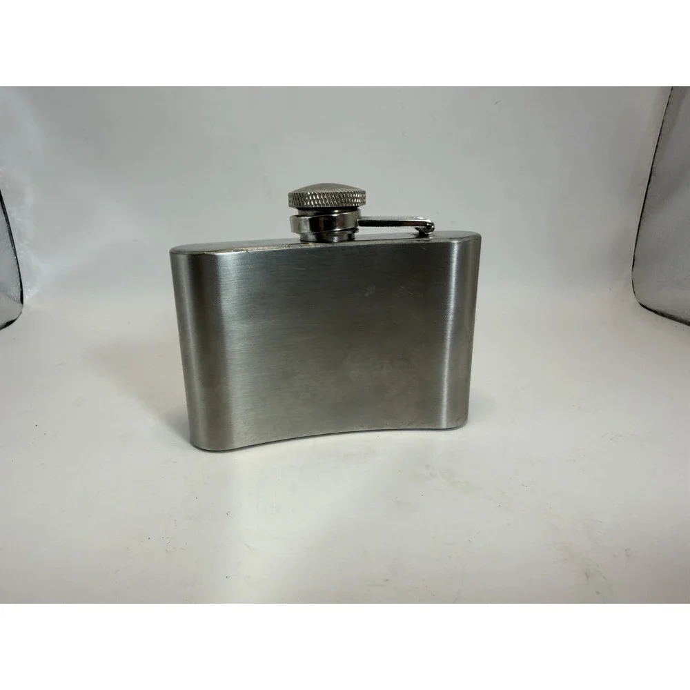 Stainless Steel 4oz Hip Flask Pocket Liquor Bottle‎ Classic Bar Gift